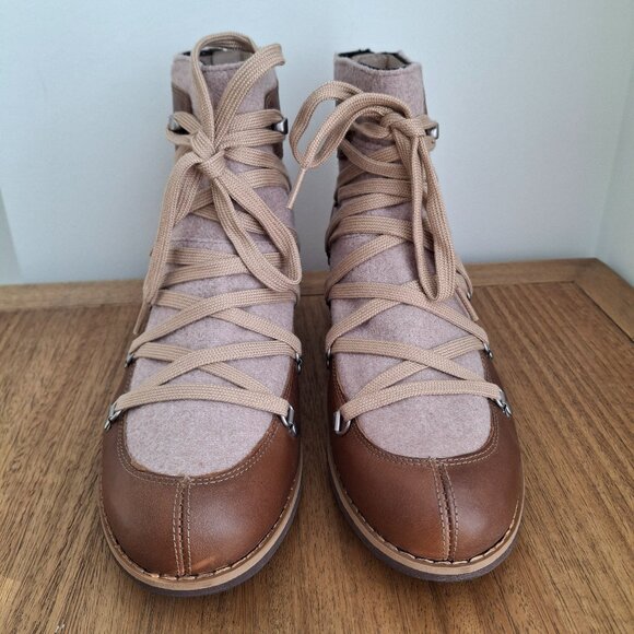 Merrell | Shiloh II Warm Leather Boots (Camel) | Women's US 10.5 - Picture 4 of 11